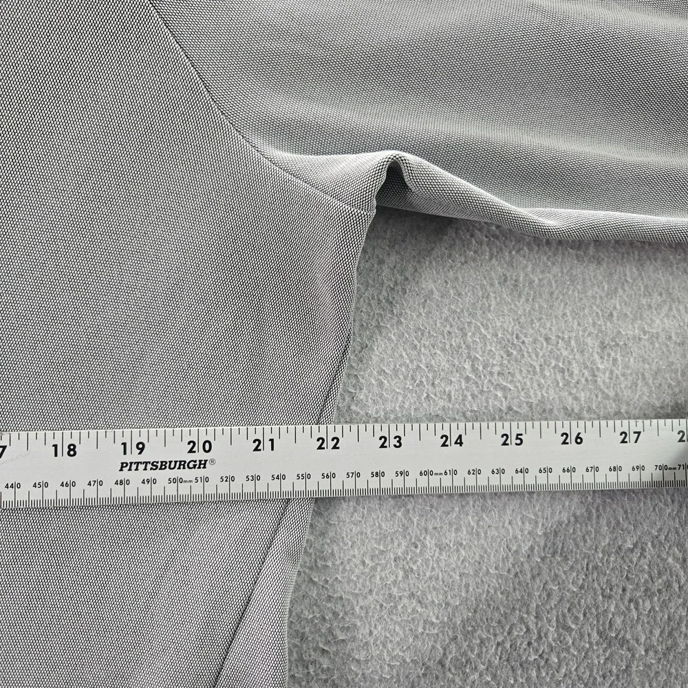 Nike Men Hoodie L Gray Fleece Therma Veneer Activewear Logo Zipper READ